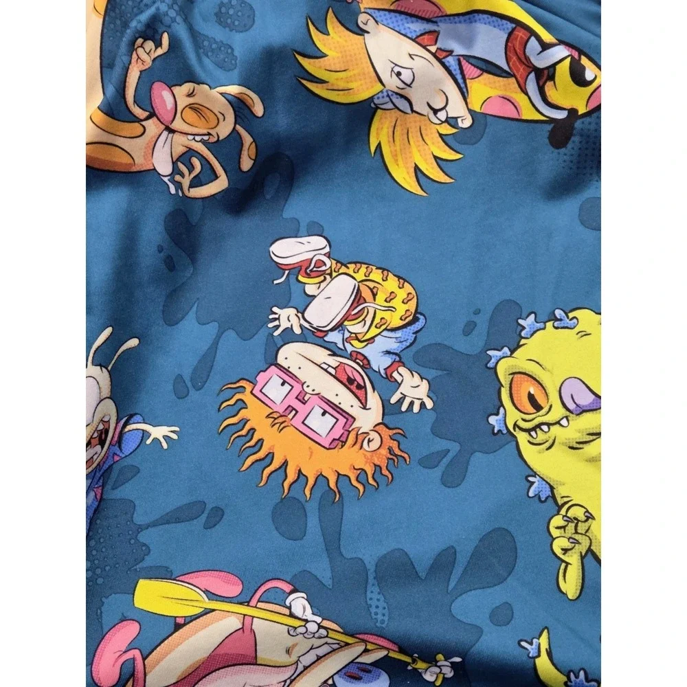 1990s‎ Nickelodeon Men's XS 26-28 Pajama Shorts Rugrats SpongeBob Squarepants